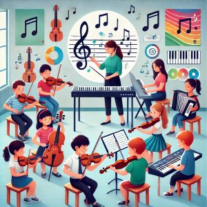 Informationen zum Unterrichtsbeginn, Neuanmeldungen und unserem Projekt "Entdecke Musik" am Standort Berlin 2022